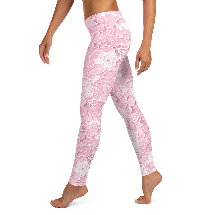Pink Lace Design Leggings product image (3)
