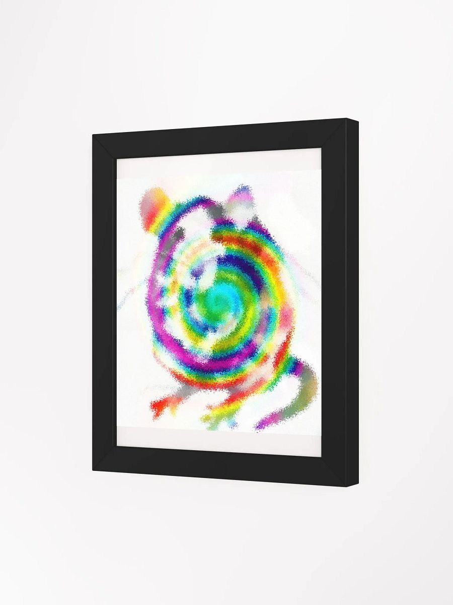 Arty spray rat framed print product image (3)