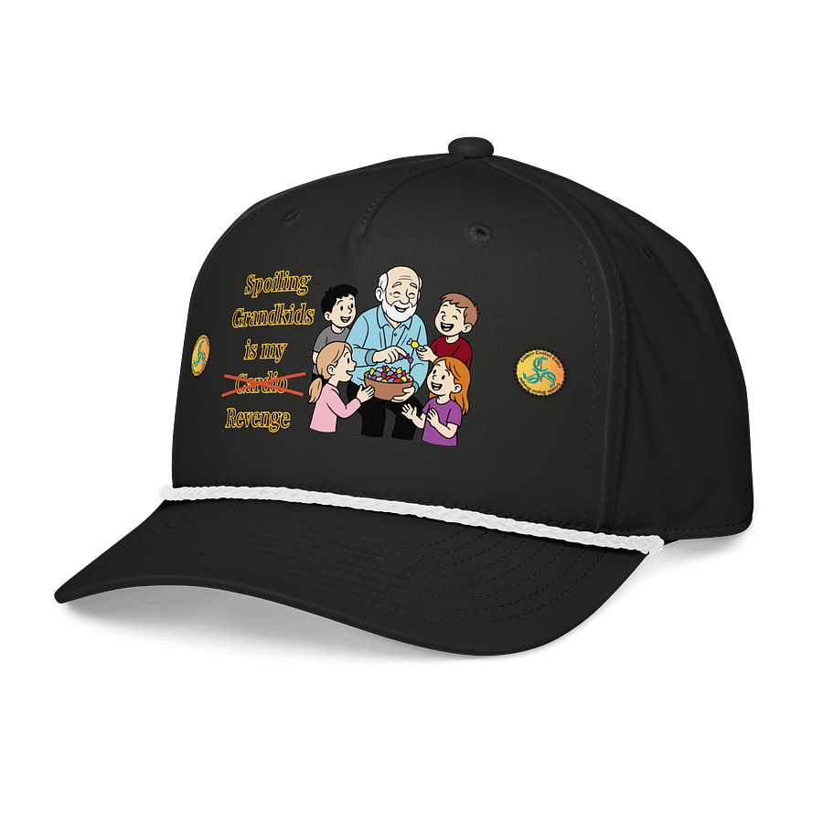 Spoiling Grandkids is my Cardio (Male) Richardson Five-Panel Classic Rope Cap product image (3)