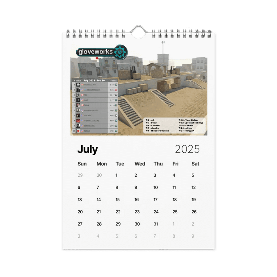 gloveworks calendar 2025 product image (7)