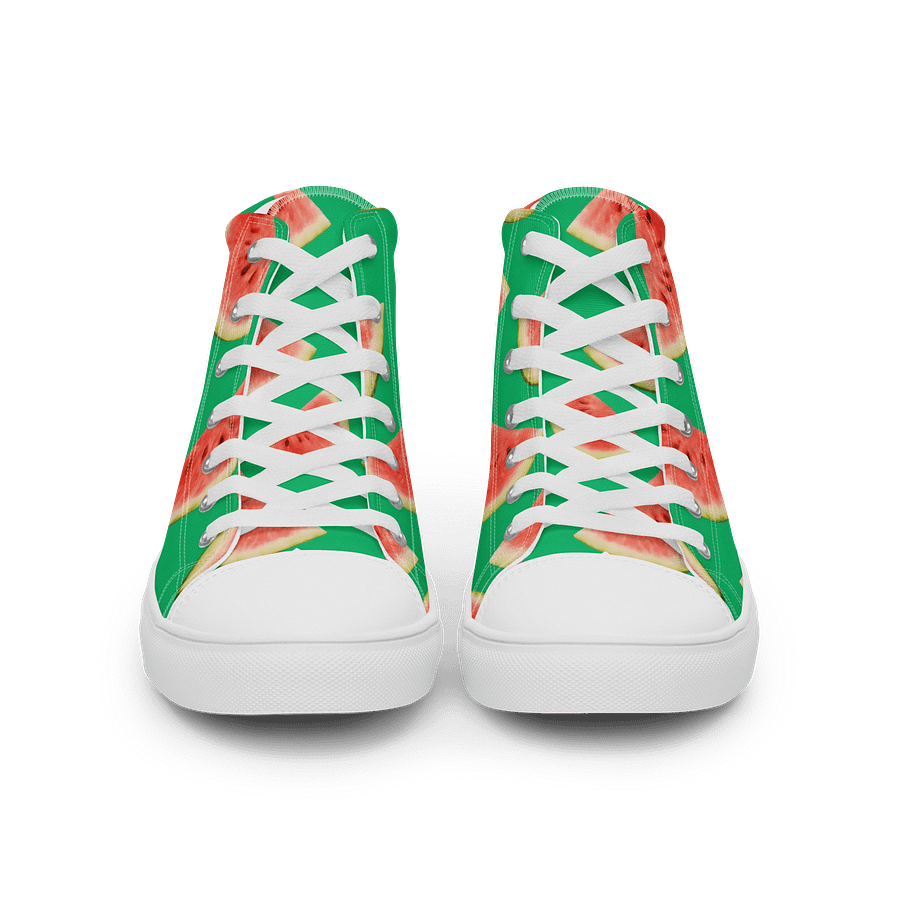 Watermelon Wonderland High Top Canvas Shoes product image (3)