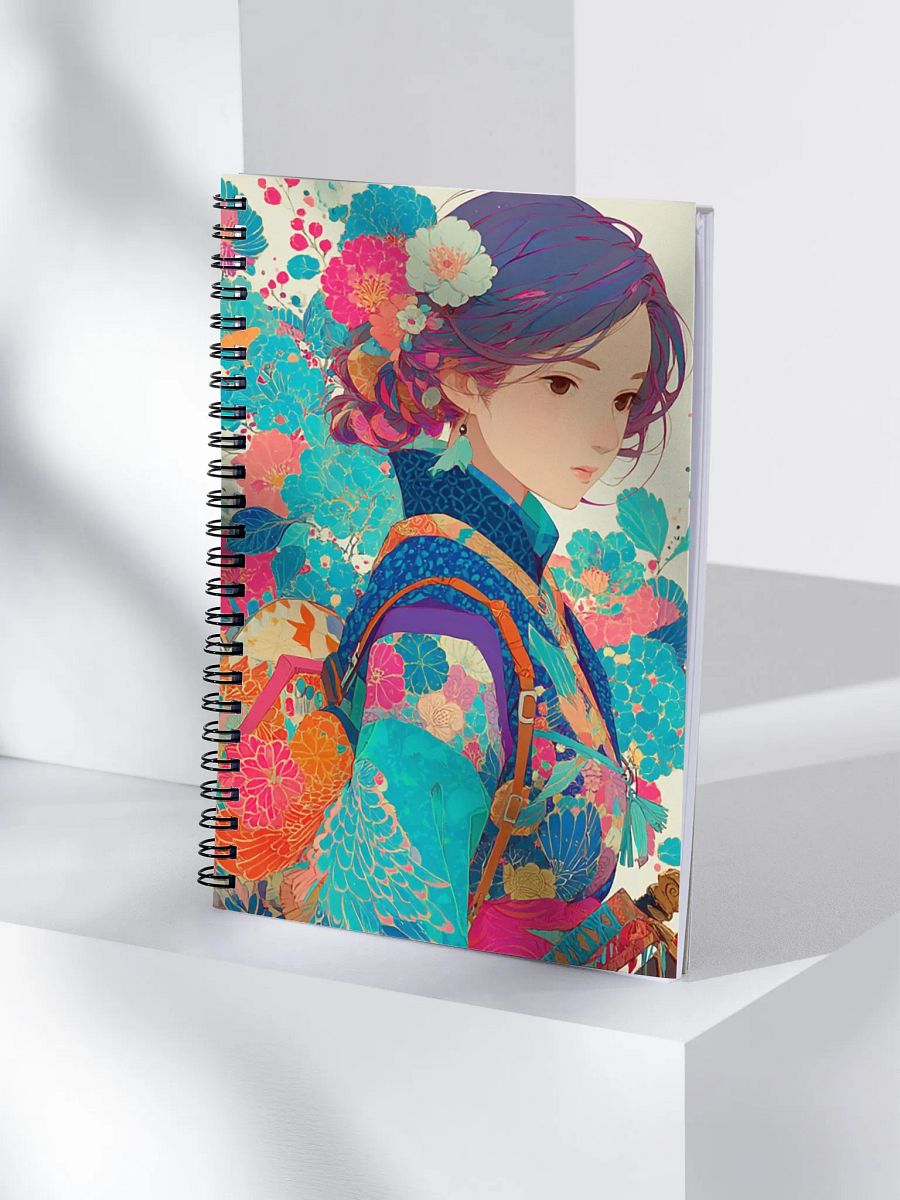 Floral Warrior Spiral Notebook product image (4)