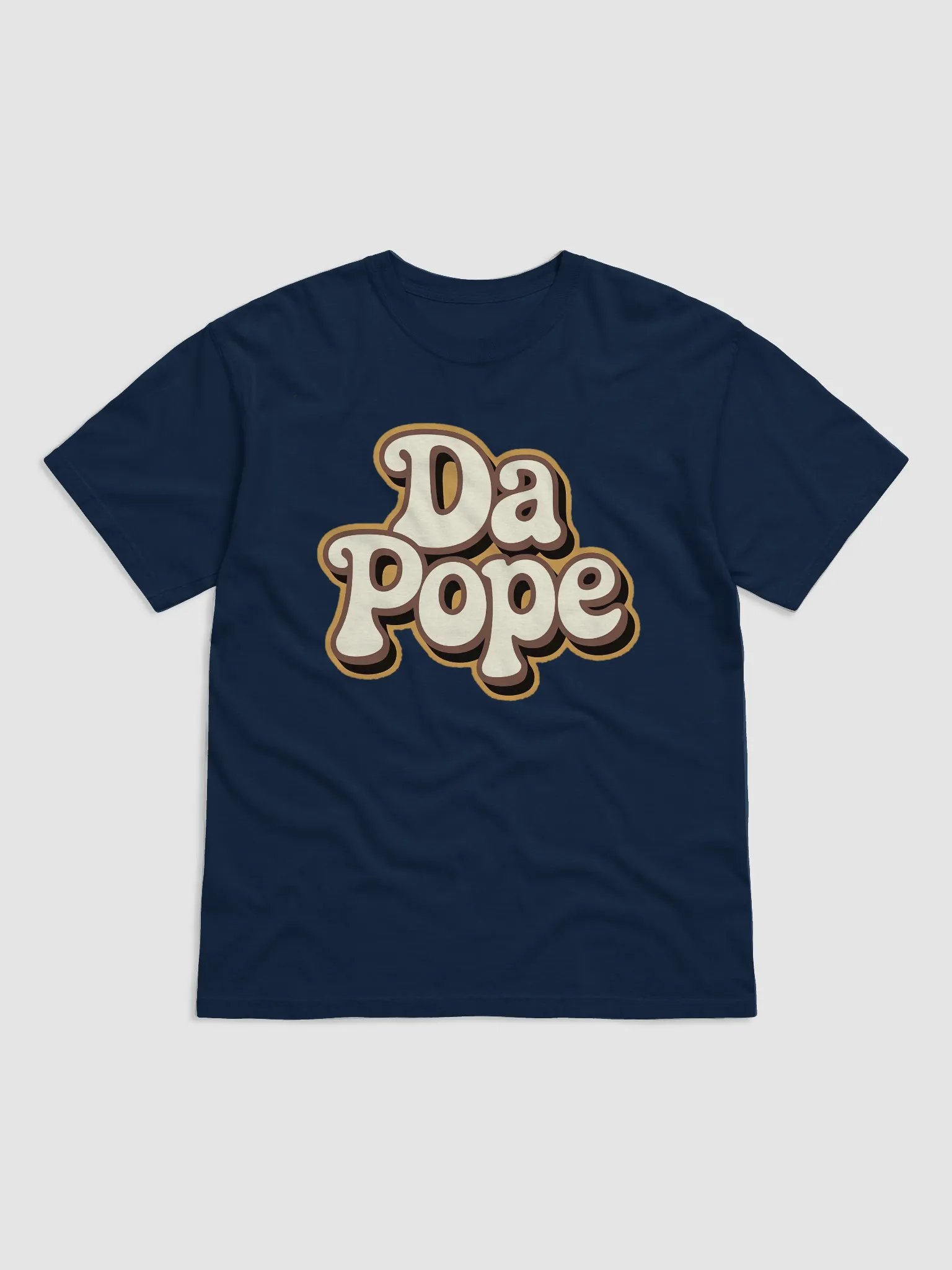 Da Pope Retro T-Shirt – Chicago Style | Pope Leo XIV American Provost Parody Tee product image (2)