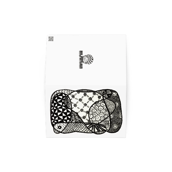Doodle Medley Blank Greeting Card product image (4)