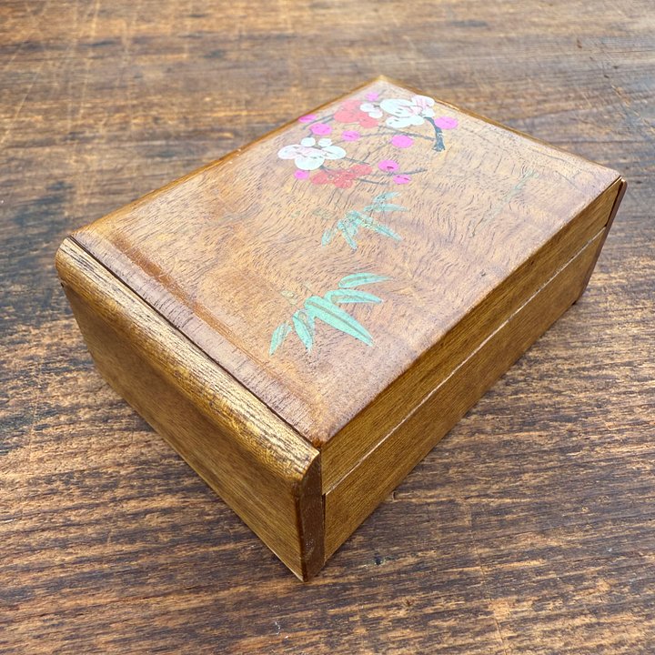 🎎 Vintage Japanese Wooden Crayon Box – Mid Showa Era – Japan Antique Roadshow product image (1)