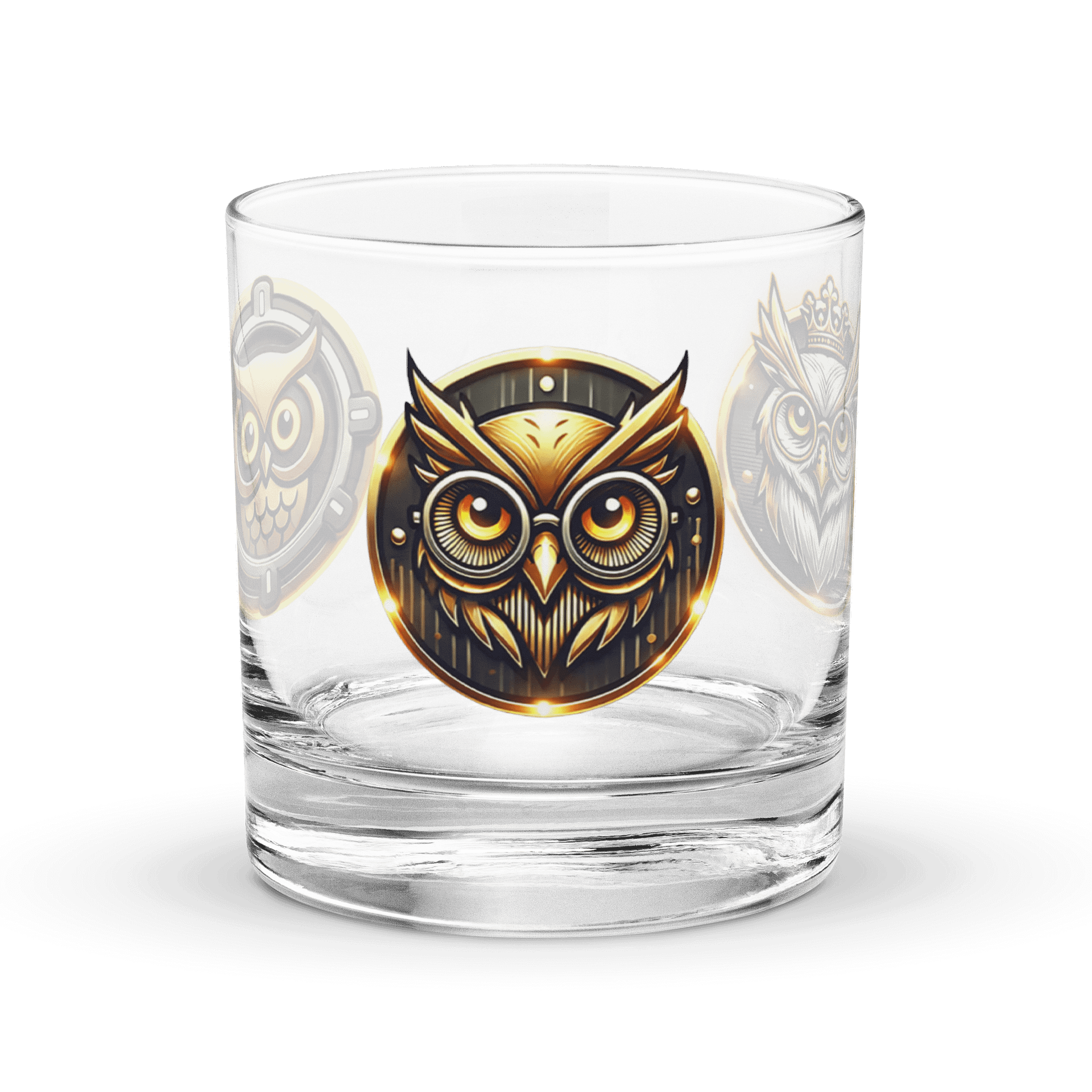 Wise Owl Trio Rocks Glass product image (1)