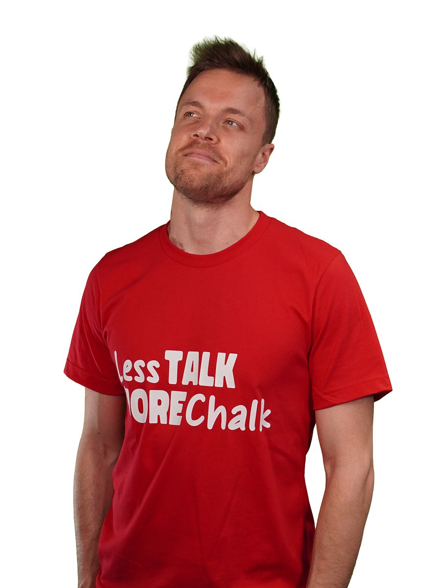 Camiseta "Less talk more chalk" product image (1)