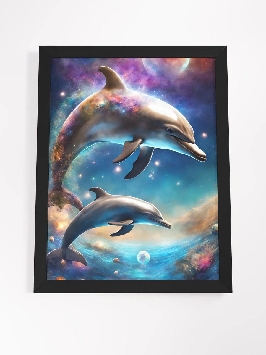Magische Delfine Poster-Druck mit Rahmen product image (7)