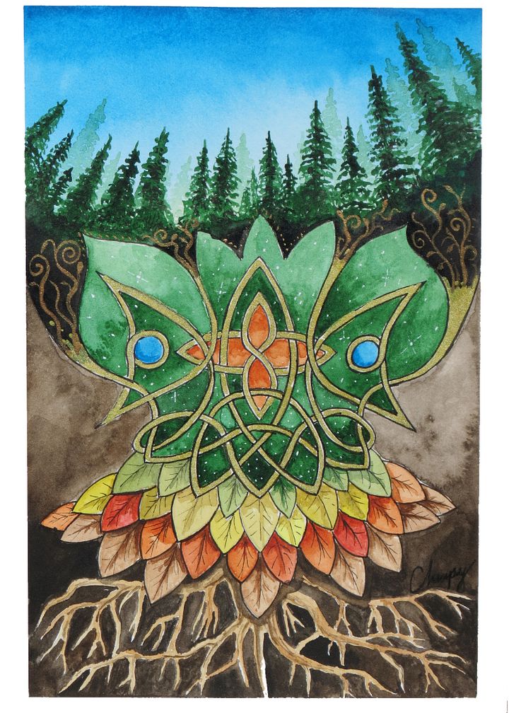 The Woods - Original Watercolor Painting product image (2)
