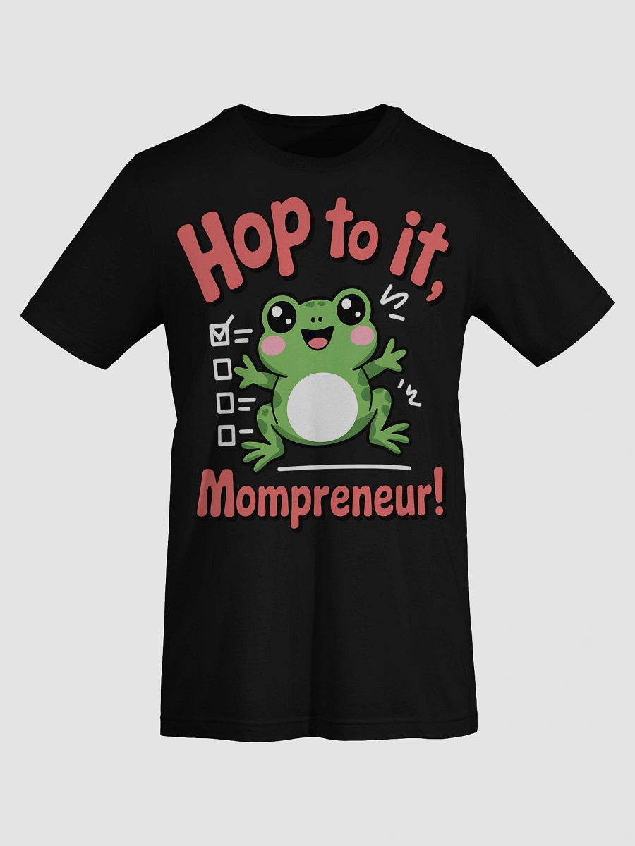 Cheerful Mompreneur Frog T-Shirt product image (71)