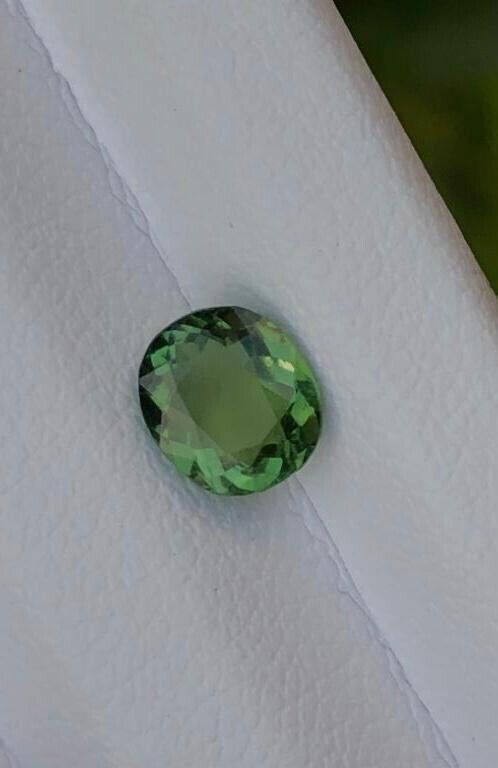 ROUND SHAPE TOURMALINE GEMSTONE FOR RING & JEWELRY CHROME COLOR, 0.85 CARAT product image (1)