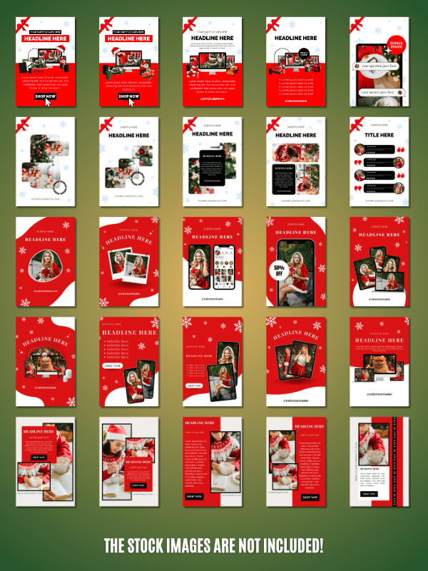 MRR/PLR Pinterest Christmas Templates product image (2)
