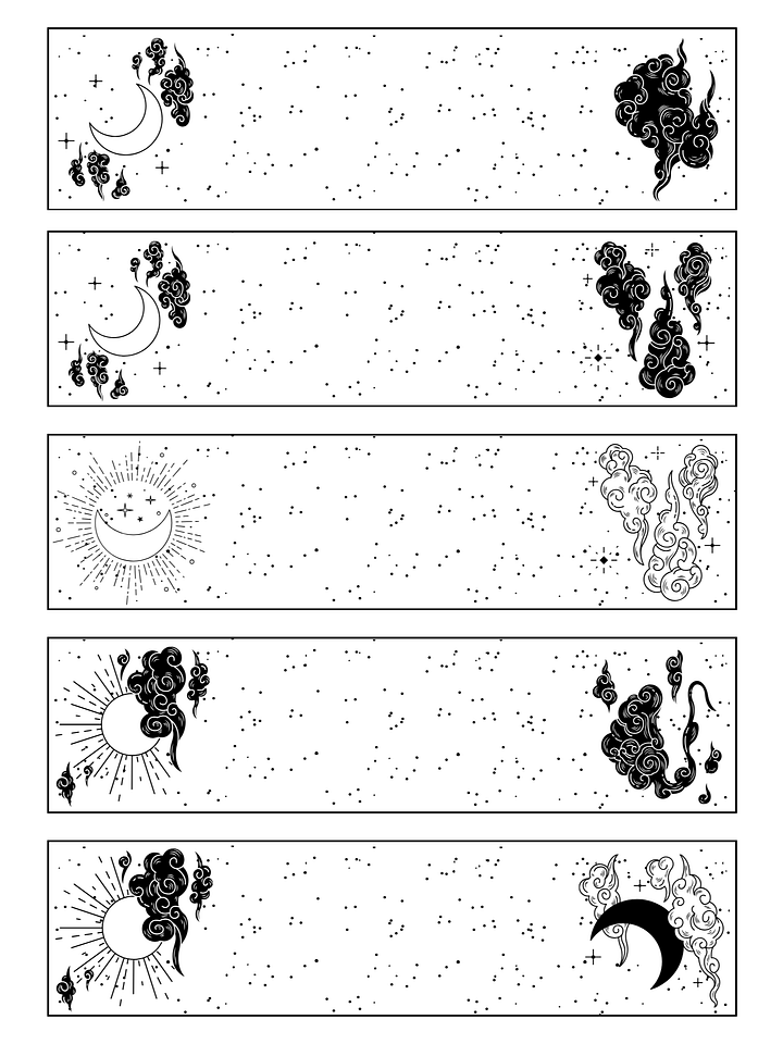 Printable Bookmark Set product image (2)
