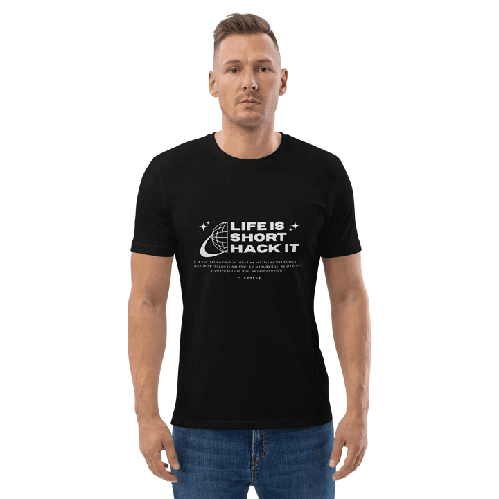 LIFE IS SHORT. HACK IT! - 100% cotton product image (5)