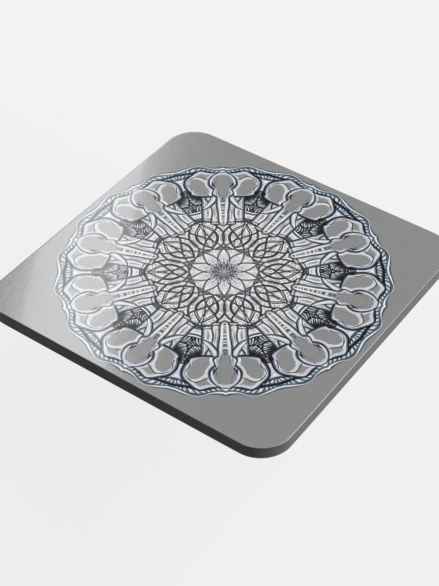 Symmetrical Serenity Cork Coaster product image (4)