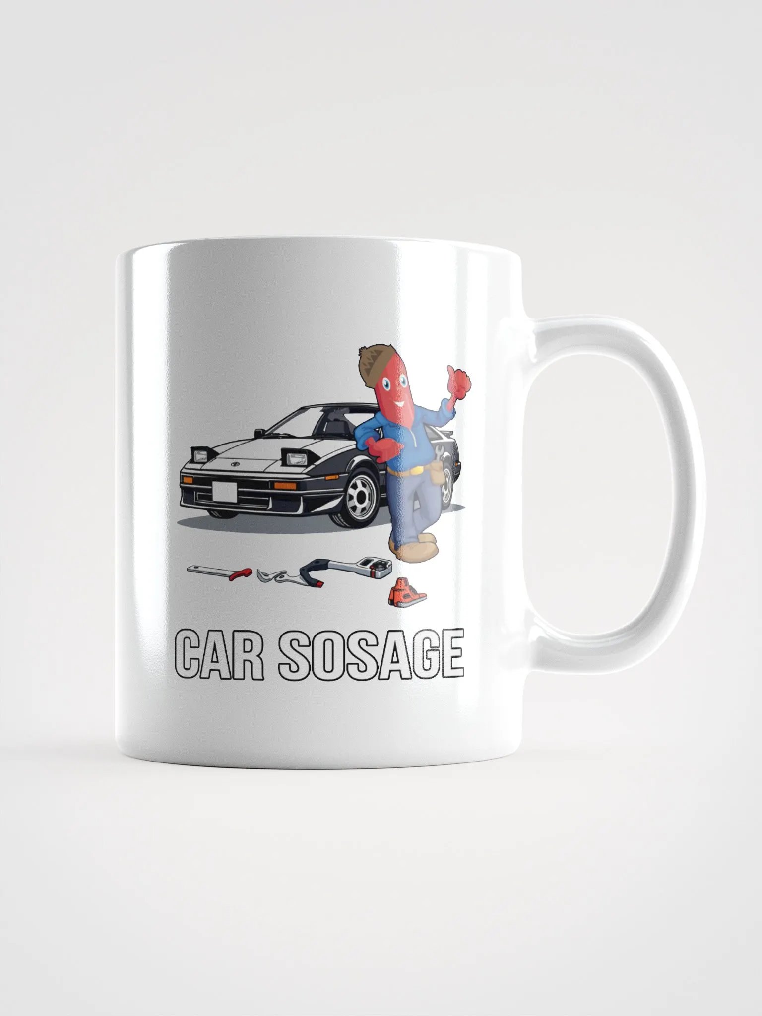 Car Sosage 1101 - White Glossy Mugs product image (1)