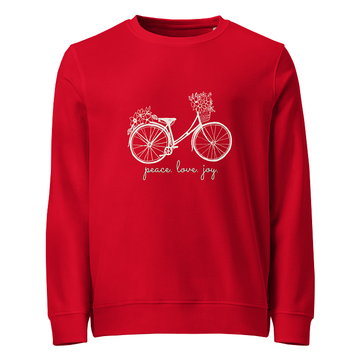 Peace Love Joy Organic Sweatshirt product image (13)