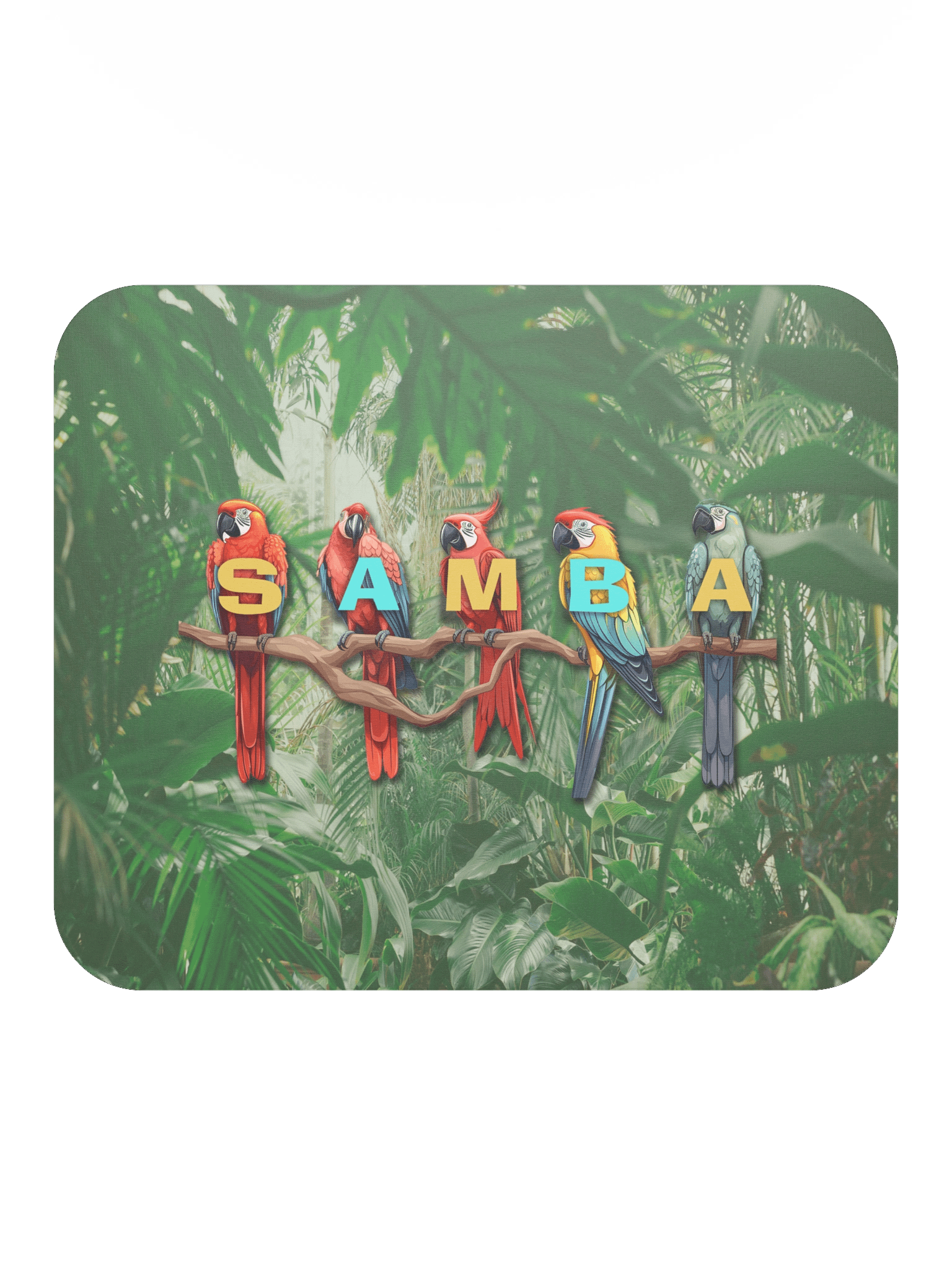 Samba Parrots • Mousepad product image (2)
