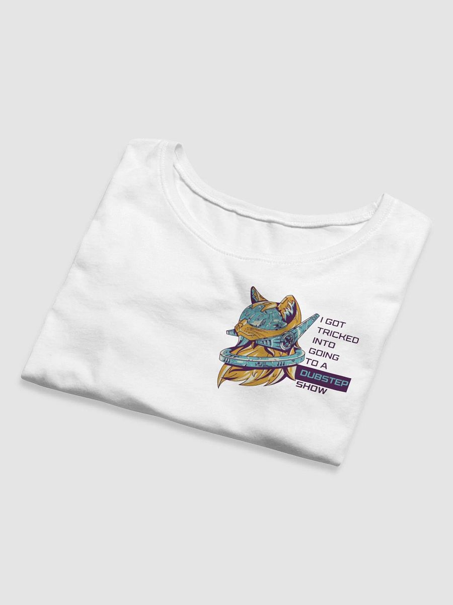 Got Tricked into going to a Dubstep show soft crop top baby tee product image (11)