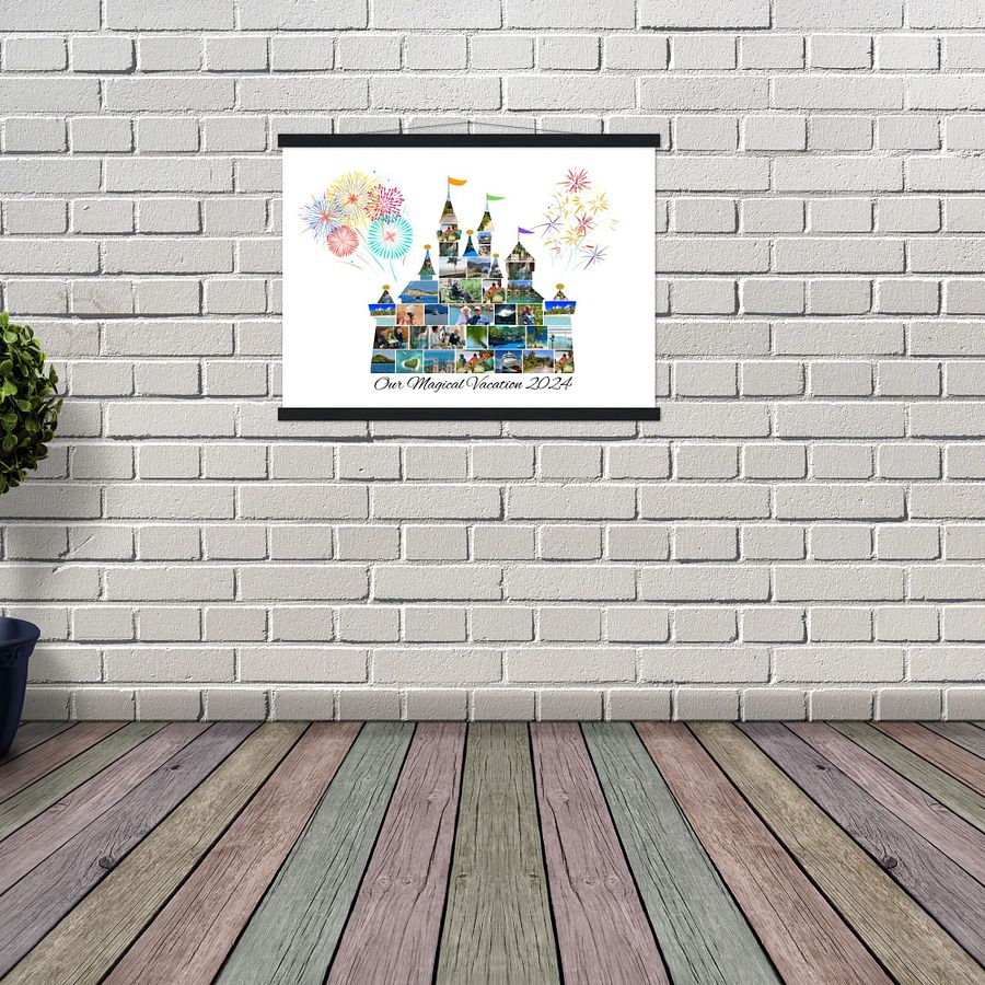 Magical Vacation Castle Photo Collage Canva Template product image (7)