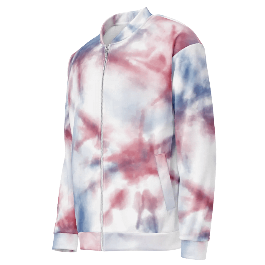 Vibrant Tie-Dye Dreams Bomber Jacket product image (3)
