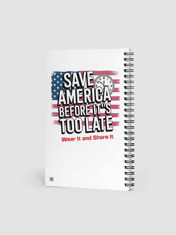 Save America Spiral Notebook product image (2)