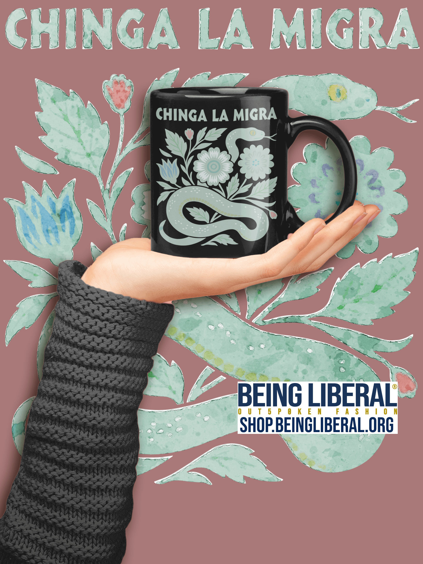 Chinga La Migra : Fuck the Immigration Fuck ICE Mug - Being Liberal product image (1)