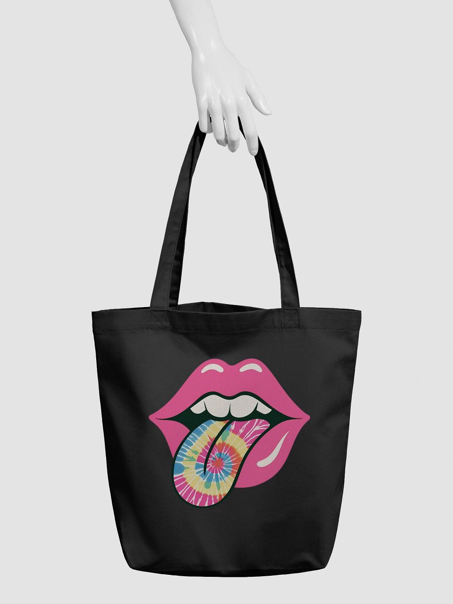 Tie-Dye Lips Eco Tote product image (6)