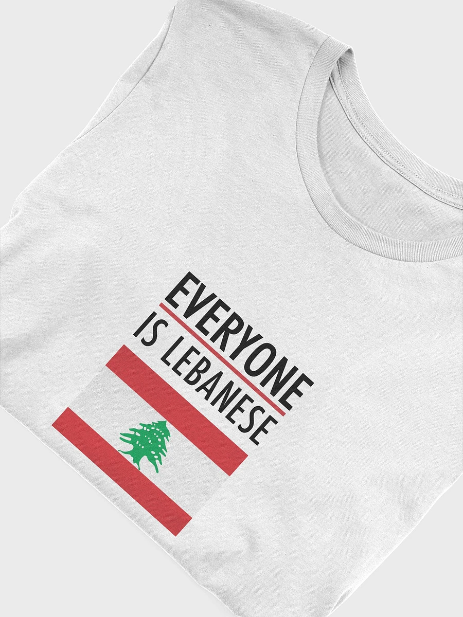 Everyone is Lebanese tee (white) product image (4)