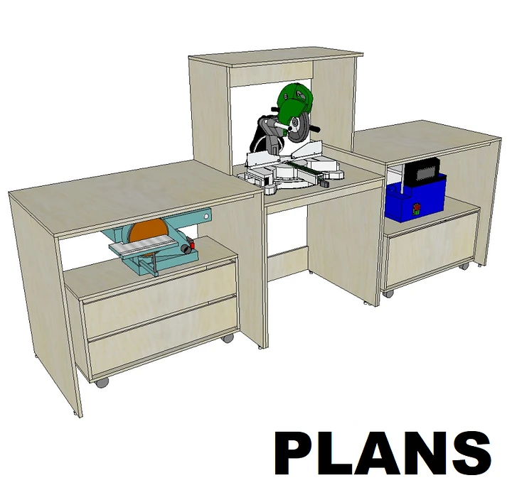 Mitre Saw Station // Woodworking Cut Lists and Plans product image (1)