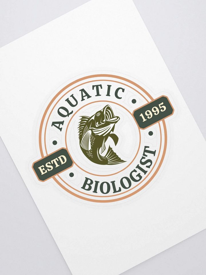 Aquatic Biologist Sticker product image (1)