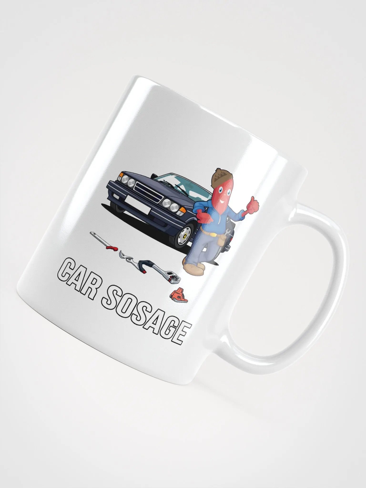 Car Sosage 1001 - White Glossy Mug product image (4)