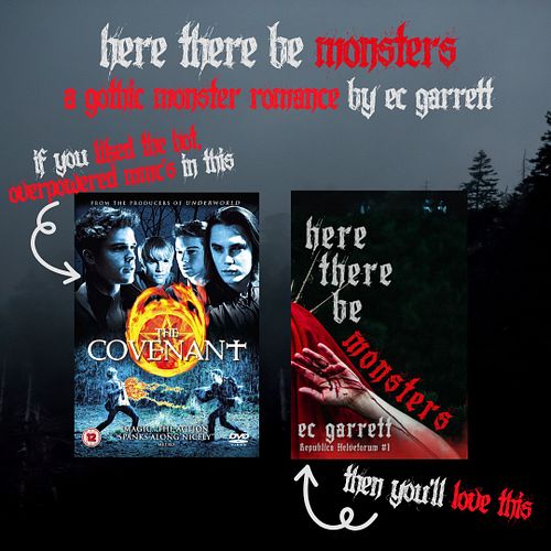 The Mountain Gods await. HERE THERE BE MONSTERS (Republica Helvetorum #1) is a gothic monster romance NOW AVAILABLE everywher...