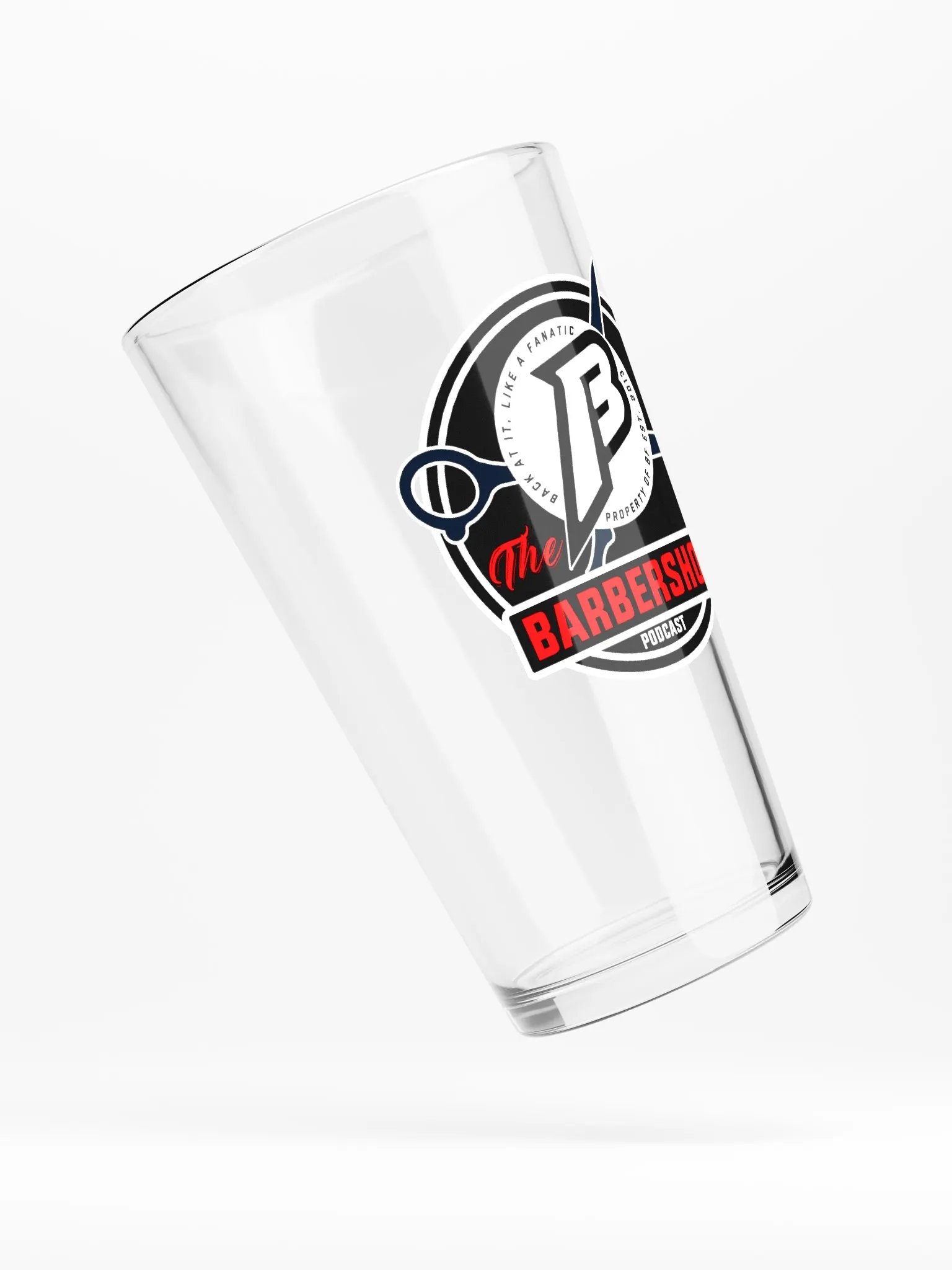 BF Barbershop Pint Glass product image (4)