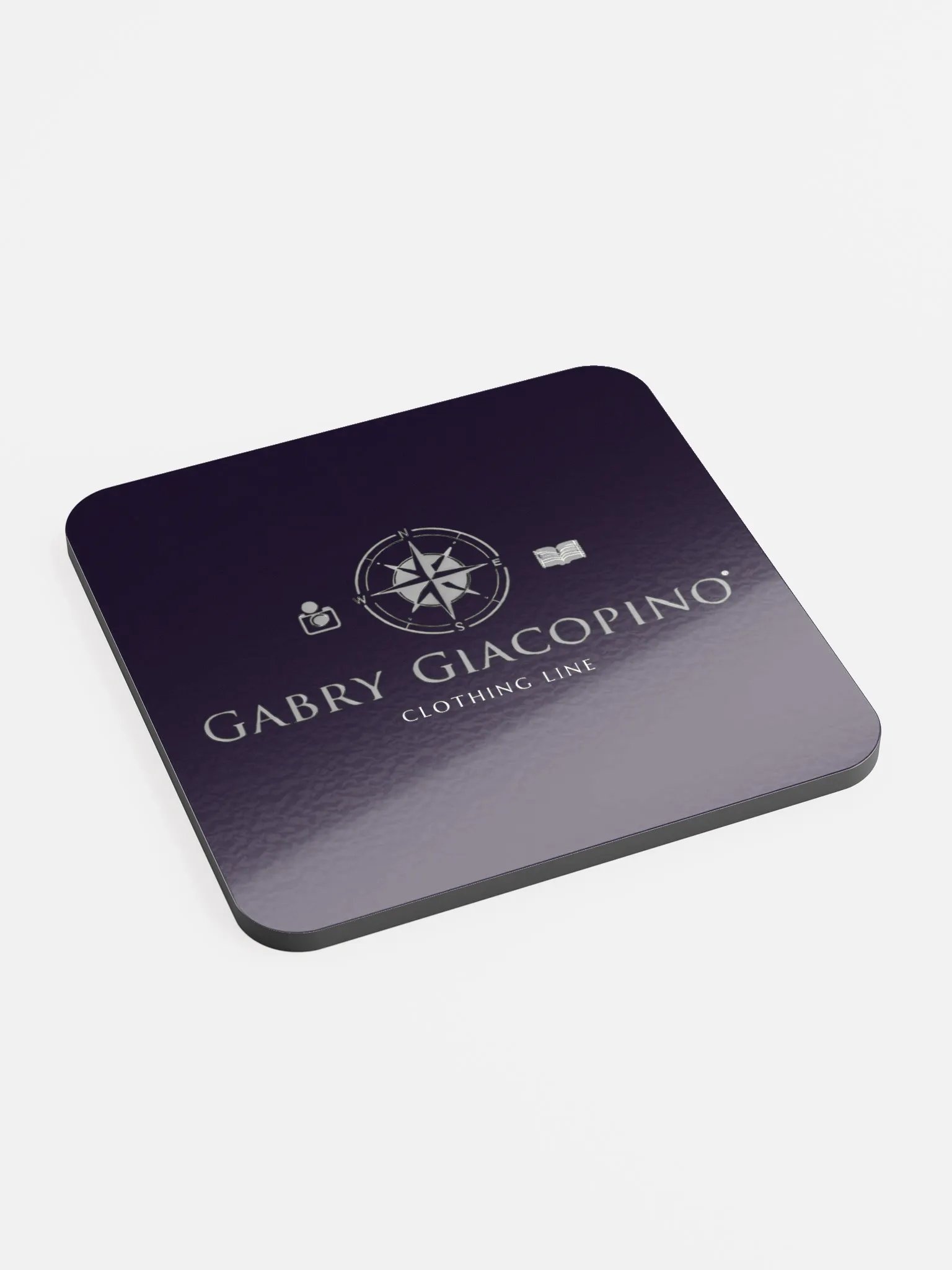 Sottobicchiere in Sughero Lucido BLU – Gabry Giacopino Clothing Line product image (2)