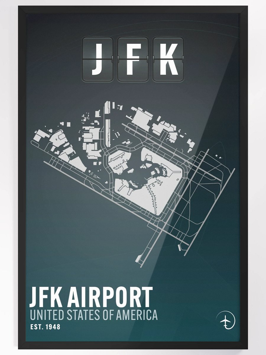 New York JFK Poster (Framed) product image (4)
