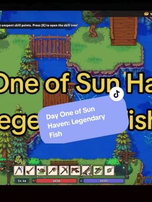Day One of Sun Haven: Legendary Fish #sunhaven #sunhavengameplay #sunhavenstreamer #sunhaven1 #sunhavengame 