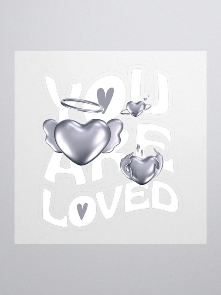 You Are Loved Y2K Stickers product image (1)