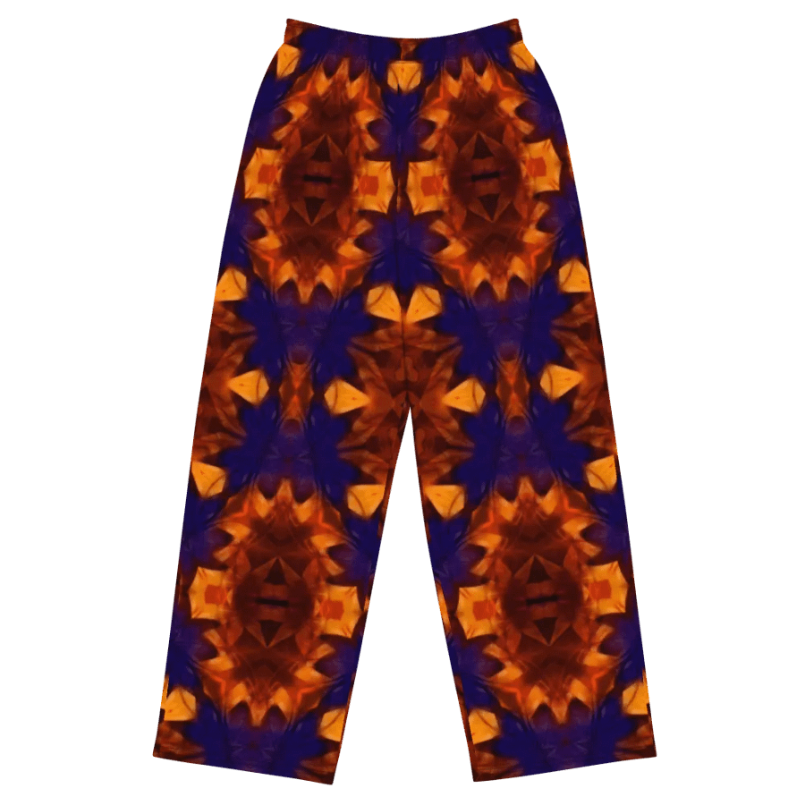 Blue Orange Kaleidoscope Wideleg Pants product image (2)