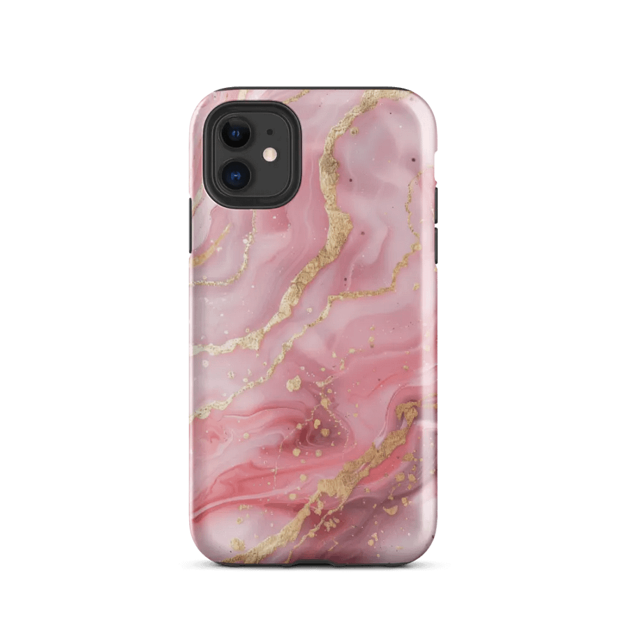 Pink Marble Tough iPhone Case product image (24)