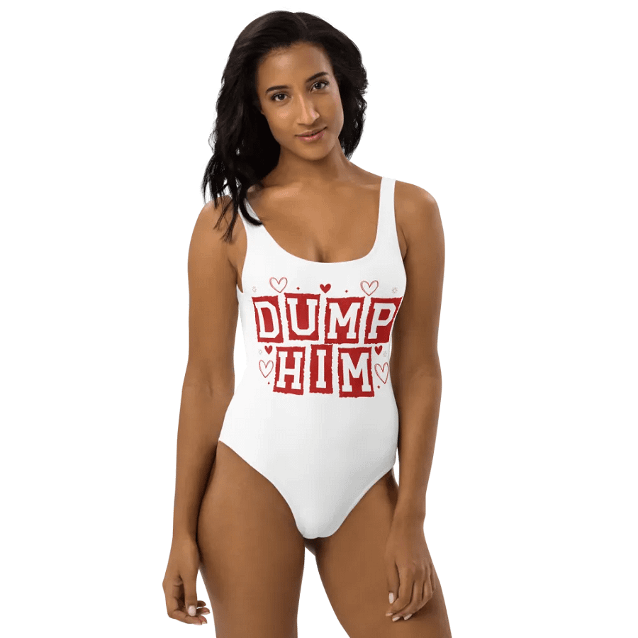 'DUMP HIM' All-Over Swimsuit product image (7)