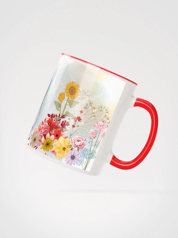 Girl with flowers mug product image (3)