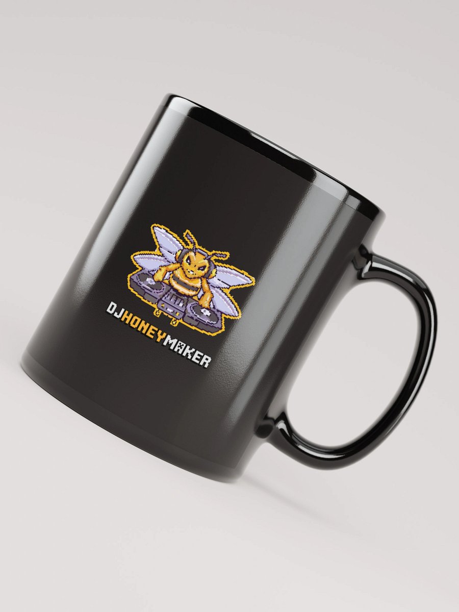 8 Bit Logo Black Glossy Mug product image (7)