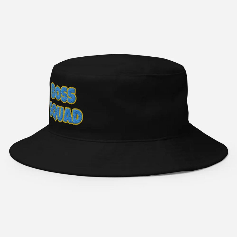 Boss Squad Bucket Hat (Blue & Yellow) product image (10)