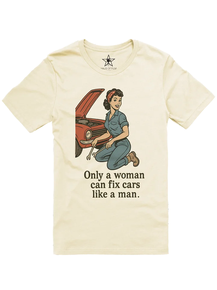 Mechanic Shop Pin-up Girl 1940's Retro Concert Tee Fit Unisex T-Shirt product image (85)