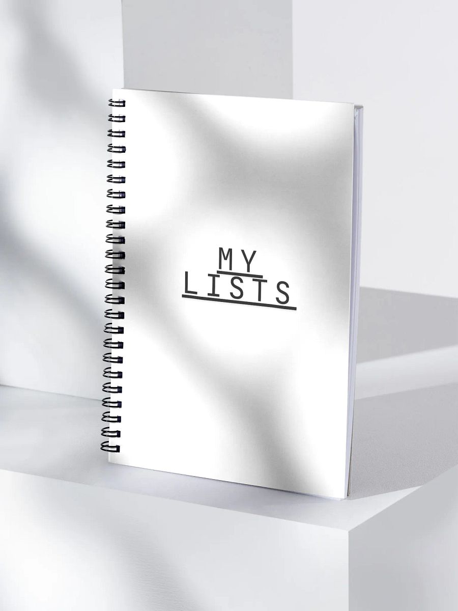 MY LISTS Spiral Notebook product image (4)