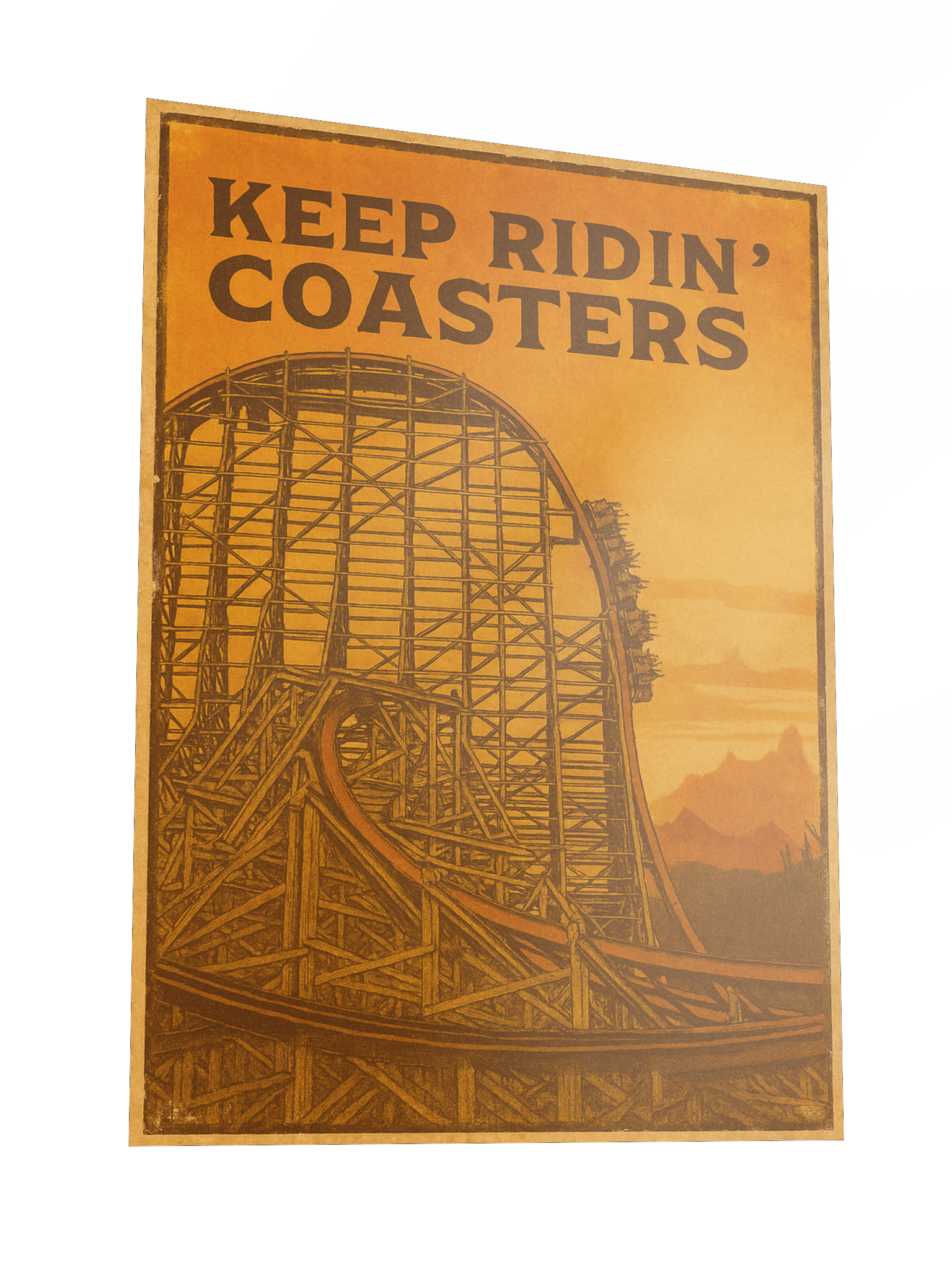 Keep Ridin' Coasters Hybrid 18x24" Poster product image (3)