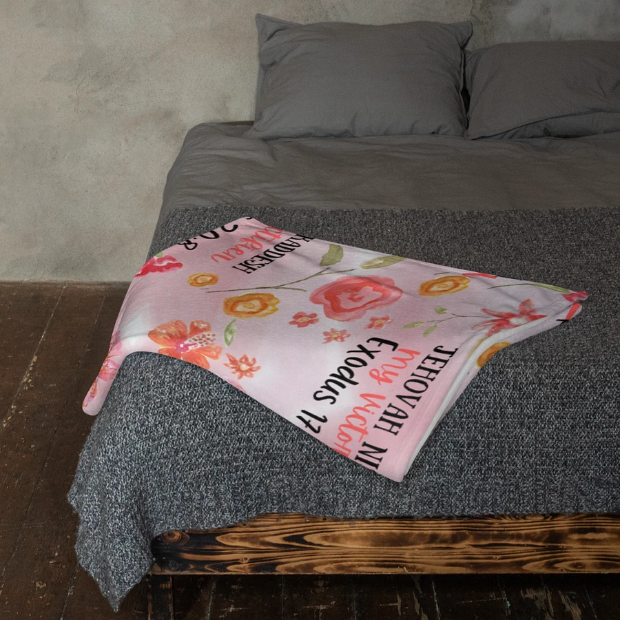 Pink Floral Names Of God Blanket product image (13)