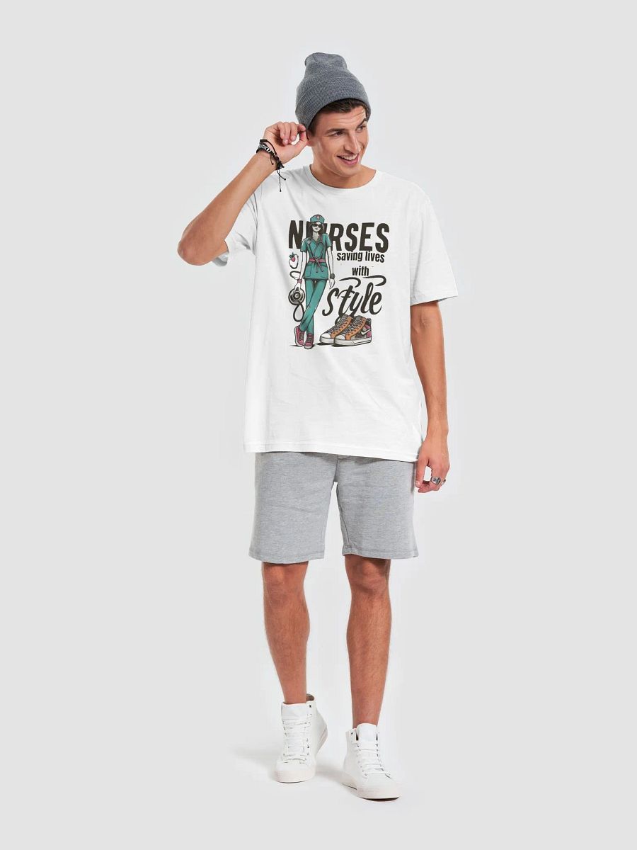 Health Professionals: Stylish Nurse Heartbeat T-Shirt product image (57)