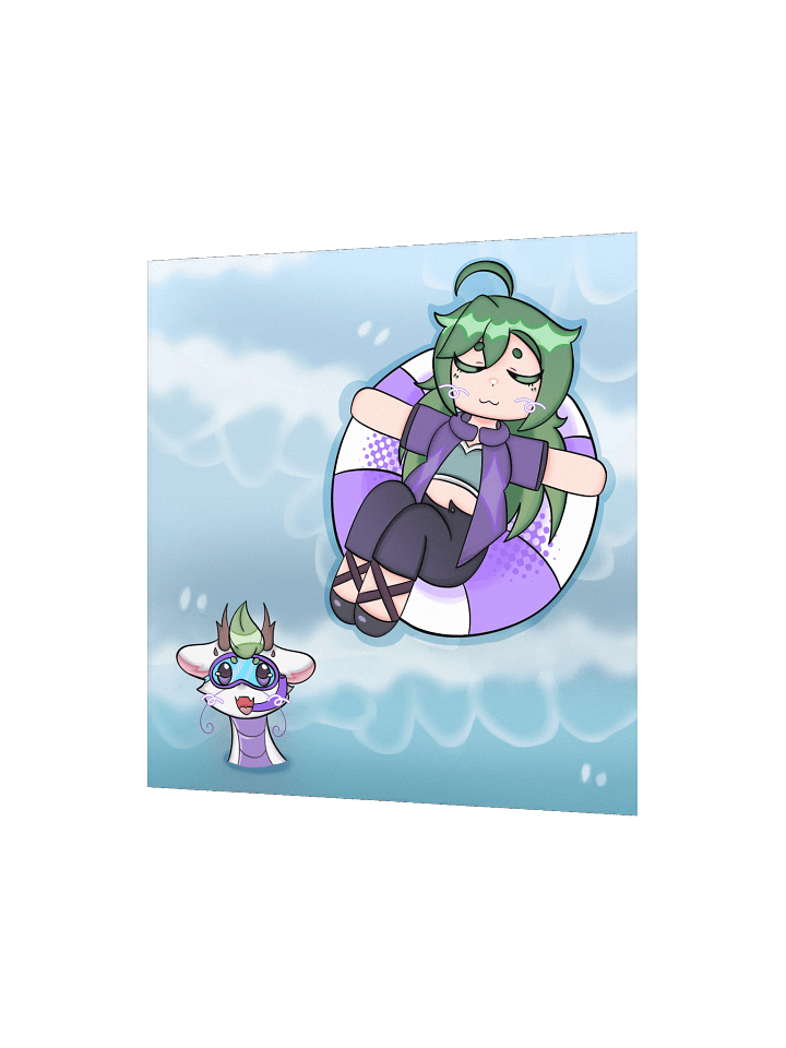 Enhanced Matte Paper Poster of Peytop and Aoi - Summer Vibes product image (2)